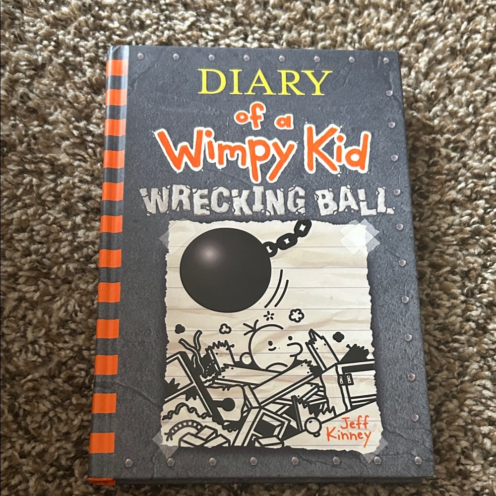 Abrams Books - Diary of a Wimpy Kid Wrecking Ball — Gray & Orange Cover
